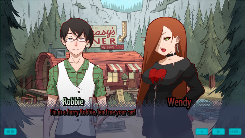 The formerly laid-back and fun-loving Wendy is now a crabby Goth girl.